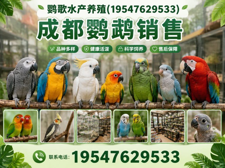 双流区中大型鹦鹉繁育展示图